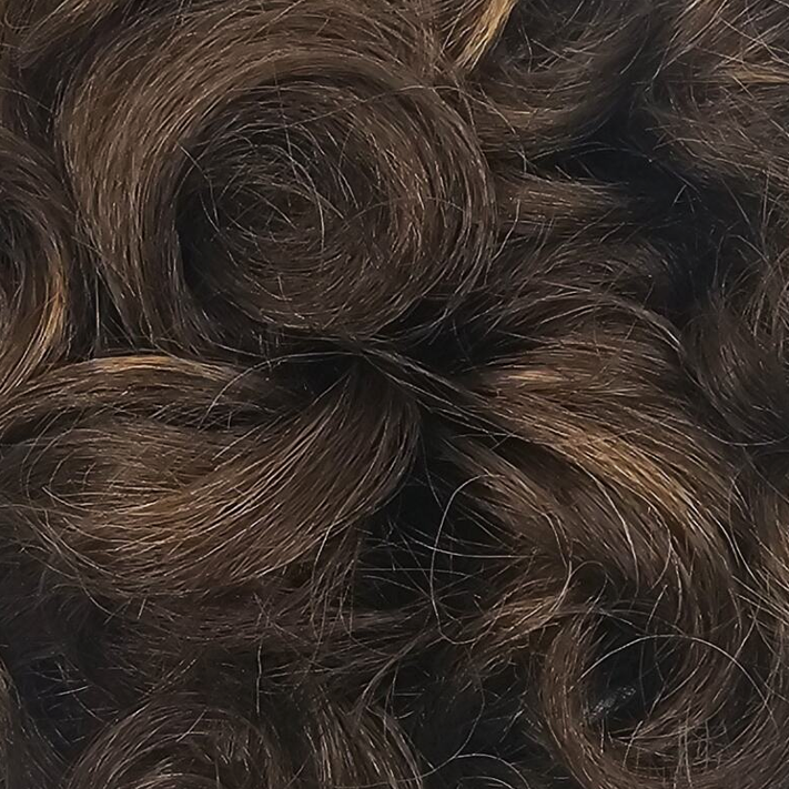 Scrunch Vine, Chestnut Brown With Lightest Blonde