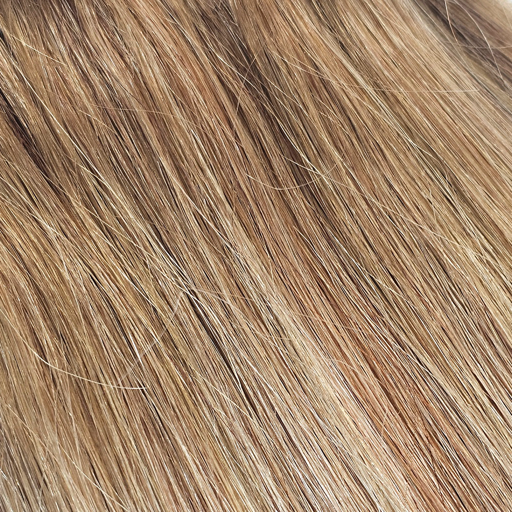 Lace Weft Clip-In, Root Light Ash Blonde With Butter Blonde