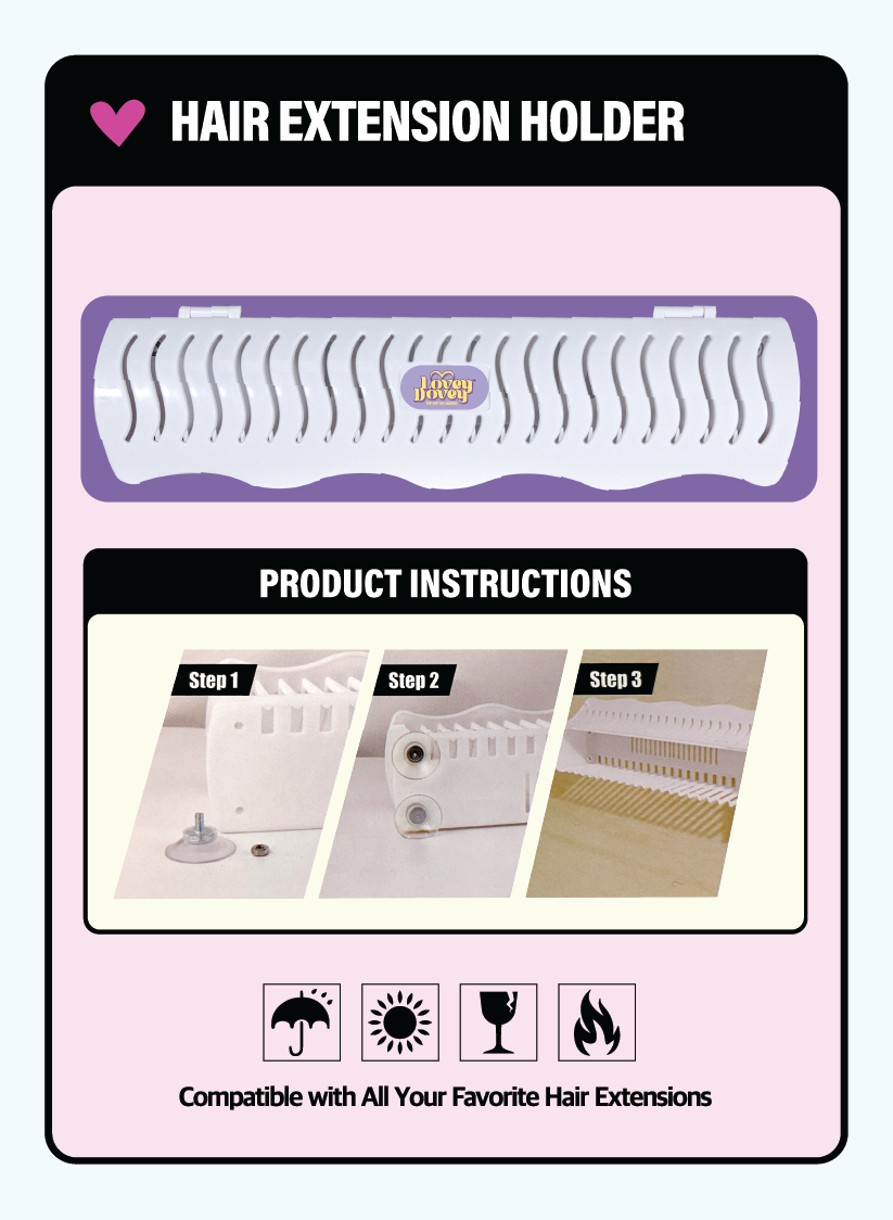 Lovey Dovey Hair Extension Holder